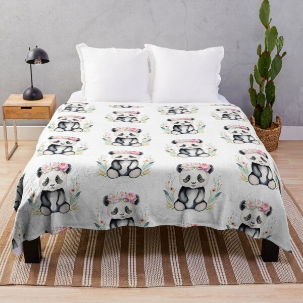 Item preview, Panda with Peonies designed and sold by daphsam.