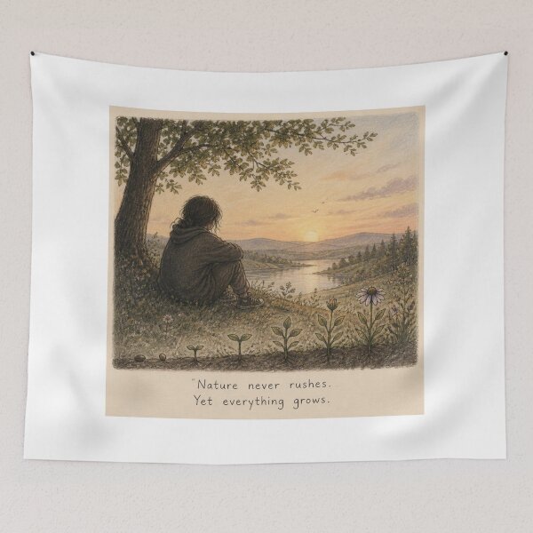 Item preview, Nature never rushes. Yet everything grows. designed and sold by CinemaChronik.