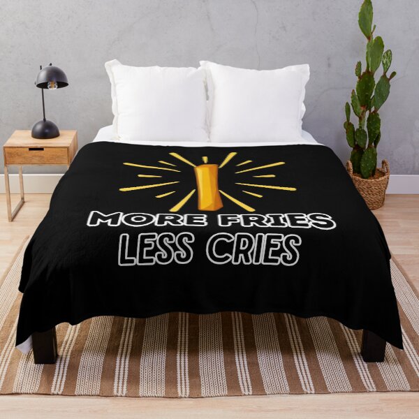Item preview, More Fries, Less Cries | Funny Gifts For Food Lover designed and sold by BrokenLabel.