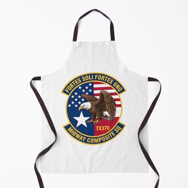 Item preview, Midway Composite Sq TX376 "Fortes Soli Fortes Uno" Emblem designed and sold by CharlieDesings.
