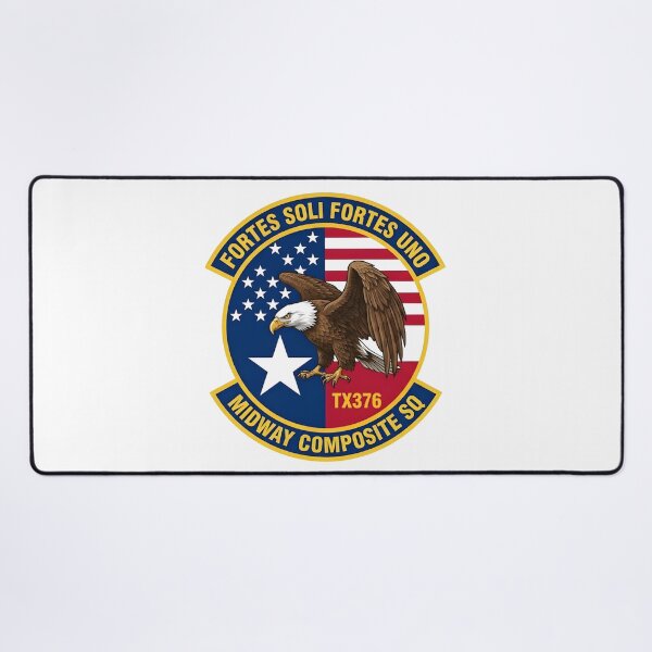 Item preview, Midway Composite Sq TX376 "Fortes Soli Fortes Uno" Emblem designed and sold by CharlieDesings.