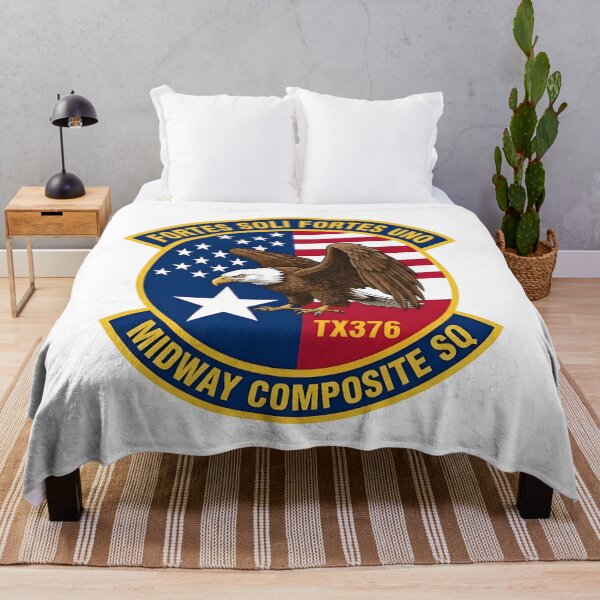Item preview, Midway Composite Sq TX376 "Fortes Soli Fortes Uno" Emblem designed and sold by CharlieDesings.