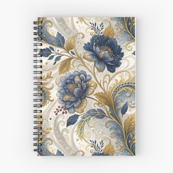 Item preview, Blue and Gold Floral designed and sold by HolyWon.