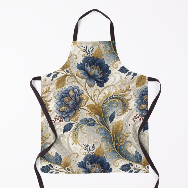 Item preview, Blue and Gold Floral designed and sold by HolyWon.