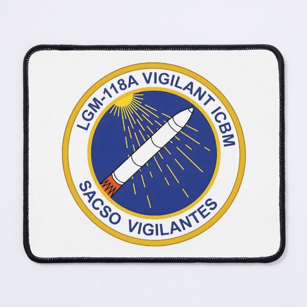 Item preview, LGM-118A Vigilant ICBM SACSO Vigilantes Emblem designed and sold by CharlieDesings.