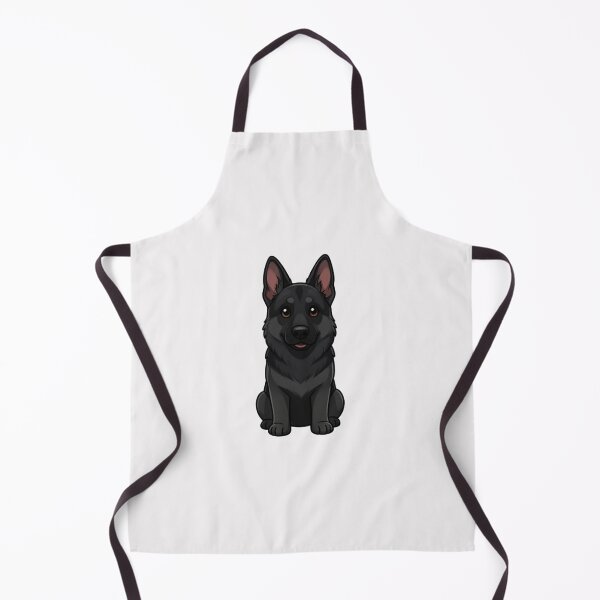 Item preview, Black Shepherd Puppy Dog Kawaii Animal Design designed and sold by Geschenkartikel.