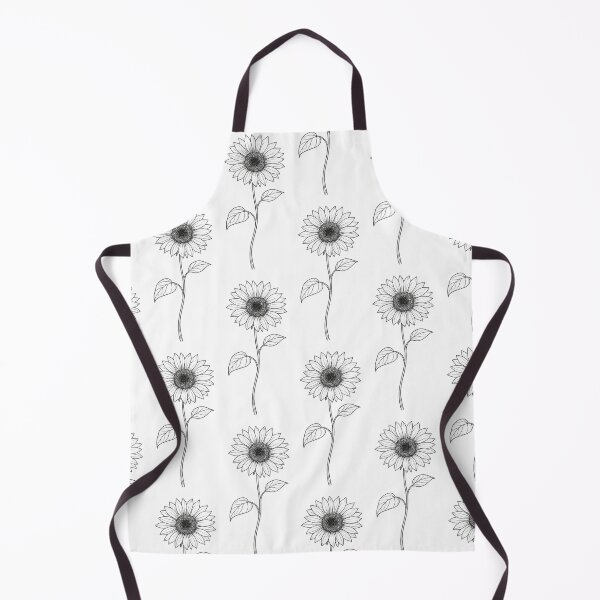 Item preview, Sunflower in minimalist line art designed and sold by Side Quest Co..