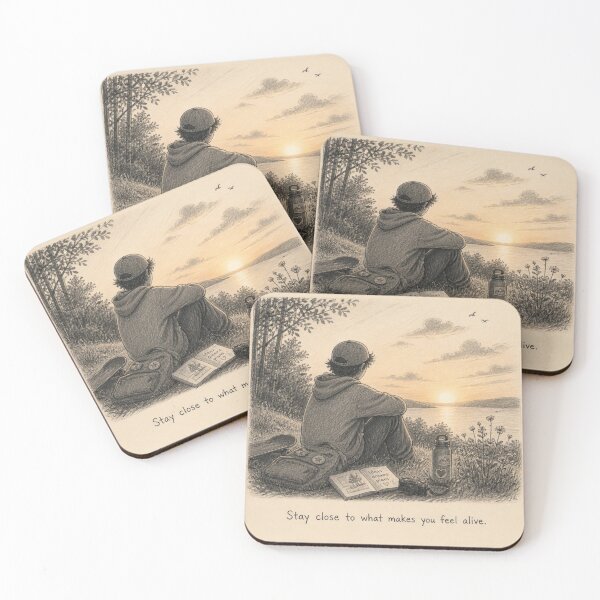 Item preview, Stay close to what makes you feel alive. designed and sold by CinemaChronik.