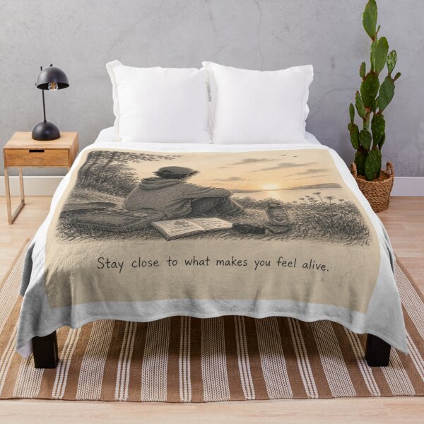 Item preview, Stay close to what makes you feel alive. designed and sold by CinemaChronik.
