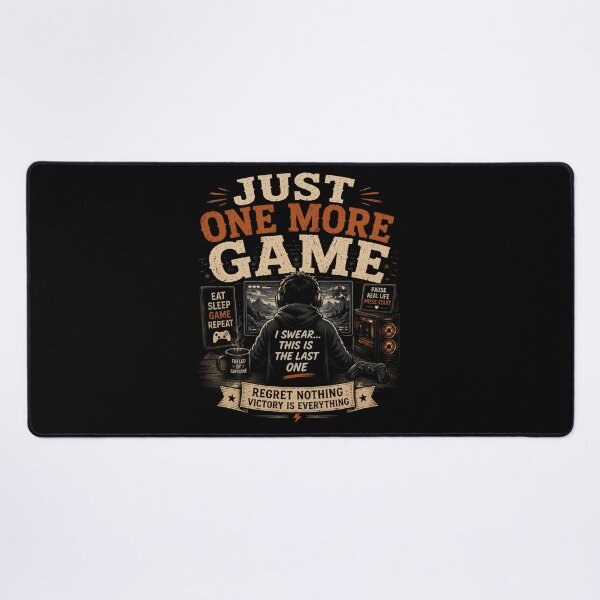 Item preview, Just One More Game designed and sold by RetroPlus.