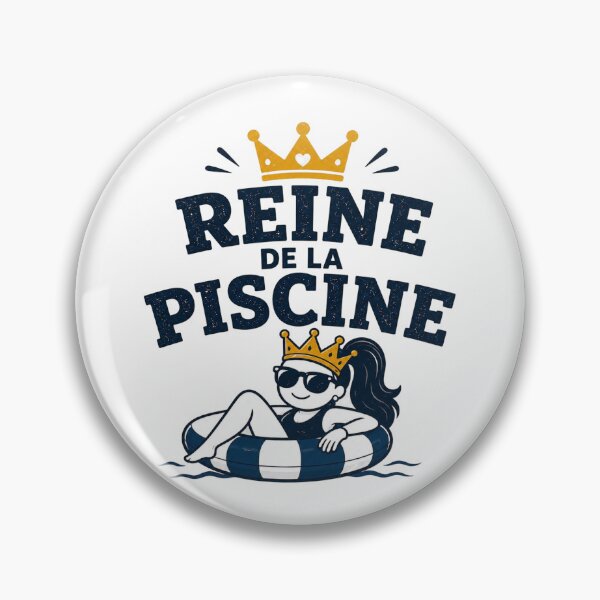 Item preview, Reina de la Piscina - Regalo divertido para mujeres amantes de la piscina - Diseño vintage designed and sold by Zopadesign.
