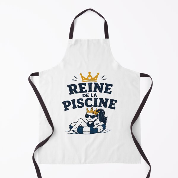 Aperçu de l'œuvre Reine de la Piscine -Cadeau Humour Piscine Femme - Design Vintage créée et vendue par Zopadesign.