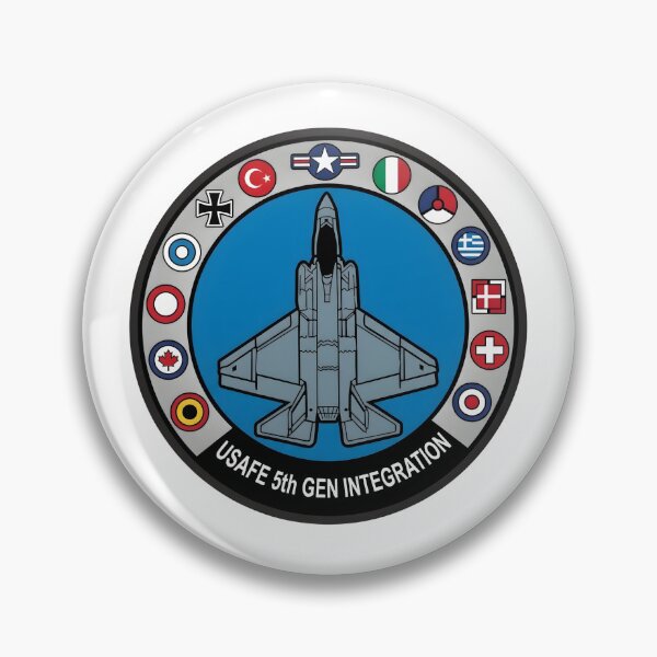 Item preview, USAFE 5th Gen Integration F-35 Lightning II Emblem designed and sold by CharlieDesings.