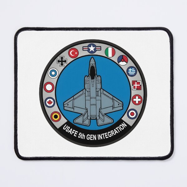 Item preview, USAFE 5th Gen Integration F-35 Lightning II Emblem designed and sold by CharlieDesings.