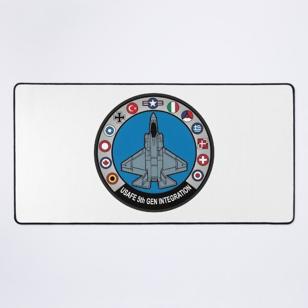 Item preview, USAFE 5th Gen Integration F-35 Lightning II Emblem designed and sold by CharlieDesings.