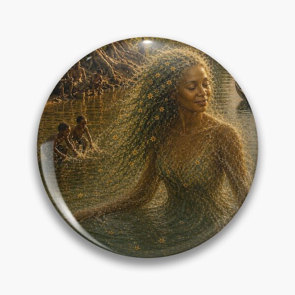 Item preview, Oshun - The River Laughs designed and sold by SilverSpring55.