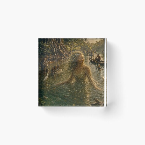 Item preview, Oshun - The River Laughs designed and sold by SilverSpring55.