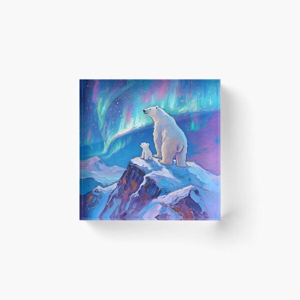 Item preview, POLAR BEAR AND THE NORTHERN LIGHTS designed and sold by debbiedwarika.