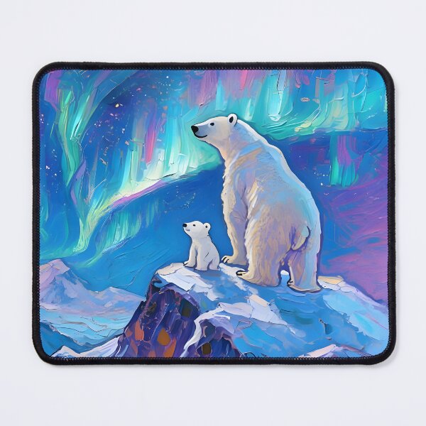 Item preview, POLAR BEAR AND THE NORTHERN LIGHTS designed and sold by debbiedwarika.