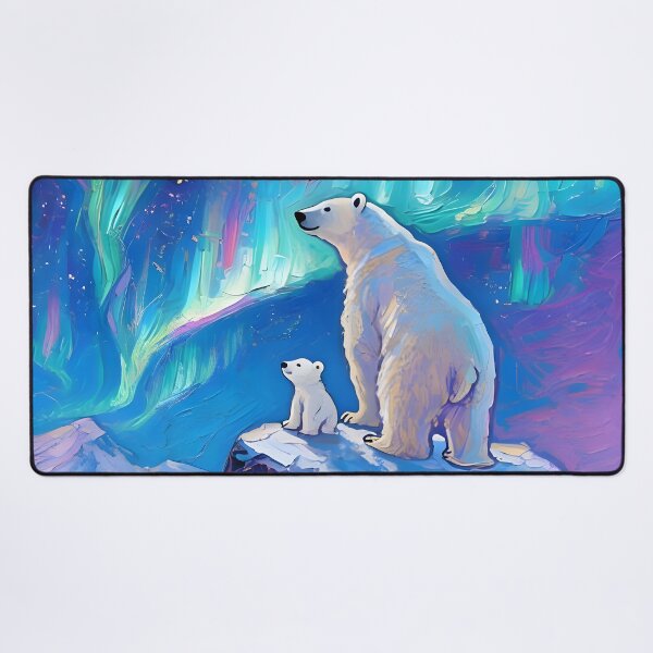 Item preview, POLAR BEAR AND THE NORTHERN LIGHTS designed and sold by debbiedwarika.