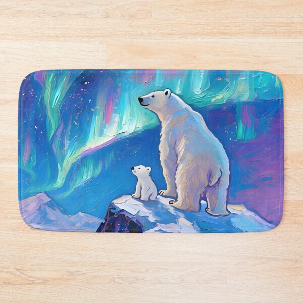 Item preview, POLAR BEAR AND THE NORTHERN LIGHTS designed and sold by debbiedwarika.