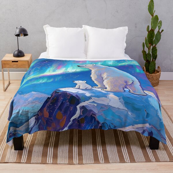 Item preview, POLAR BEAR AND THE NORTHERN LIGHTS designed and sold by debbiedwarika.