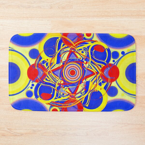 Artikelvorschau, Cosmic Resonance – Vibrant Abstract Geometric Composition entworfen und verkauft von Habatour Creations Exclusive Digital Art Products.