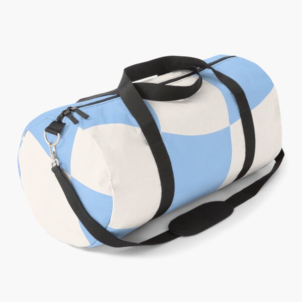 Item preview, Wavy Blue Checkerboard Retro Pattern Design designed and sold by Aureva Arts Shop.
