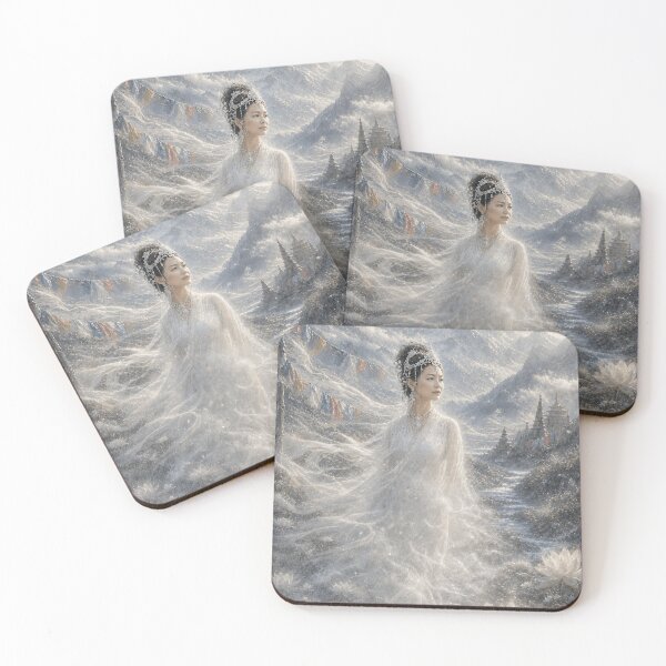 Item preview, White Tara - The Mountain Breathes designed and sold by SilverSpring55.