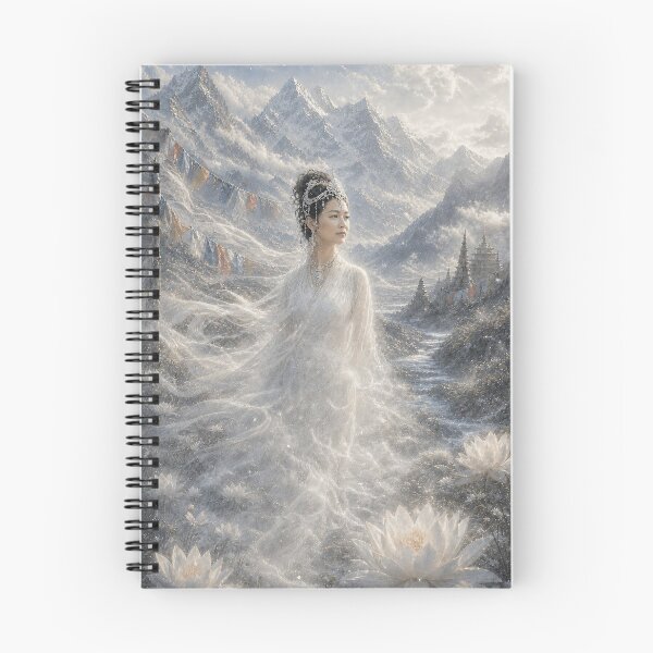 Item preview, White Tara - The Mountain Breathes designed and sold by SilverSpring55.