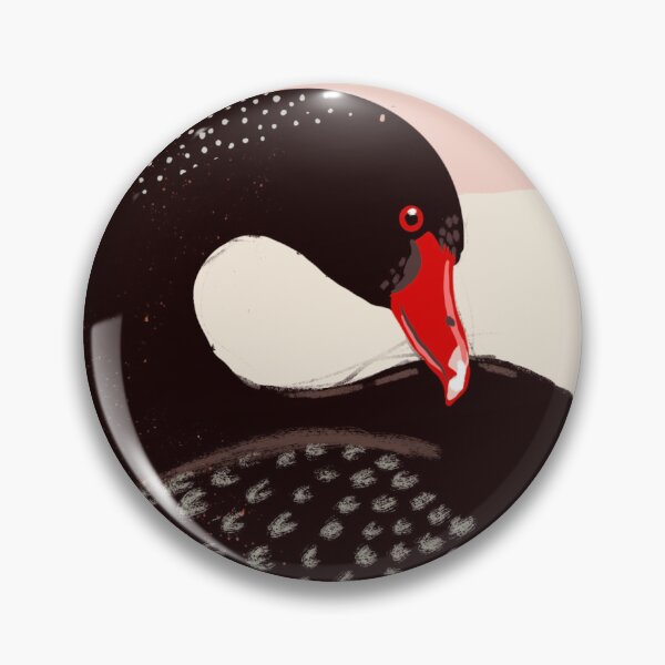 Item preview, Black Swan against an abstract background designed and sold by bee-denham-art.
