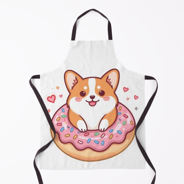 Item preview, Kawaii Corgi in Donut Sticker | Cute Dog Lover Gift designed and sold by Stylestickers55.