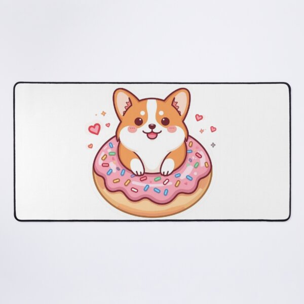 Item preview, Kawaii Corgi in Donut Sticker | Cute Dog Lover Gift designed and sold by Stylestickers55.