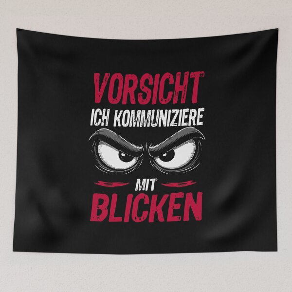 Item preview, Caution: I communicate with my eyes | Funny sarcasm saying designed and sold by MyPriond.