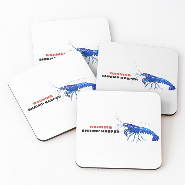 Item preview, Warning Shrimp Keeper designed and sold by DragonwingPixel.