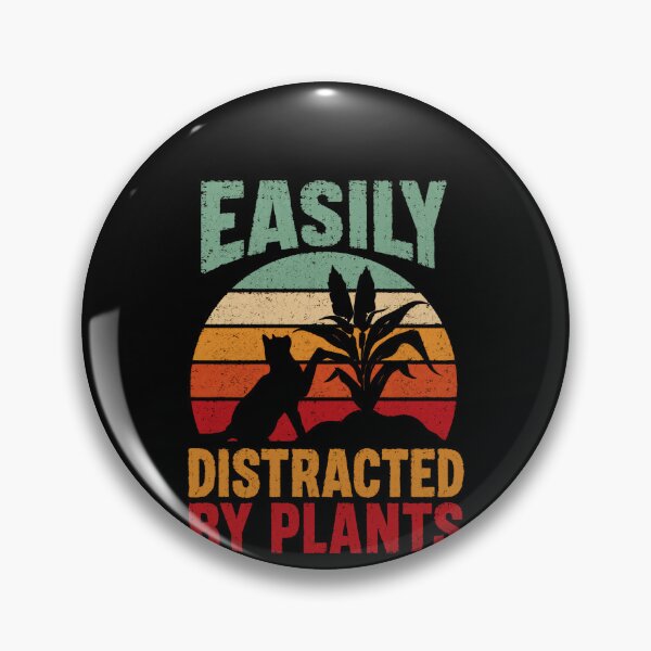 Item preview, Easily Distracted By Plants Plant Lover Gardener Hobby designed and sold by HumansStuck12.