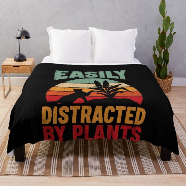 Item preview, Easily Distracted By Plants Plant Lover Gardener Hobby designed and sold by HumansStuck12.