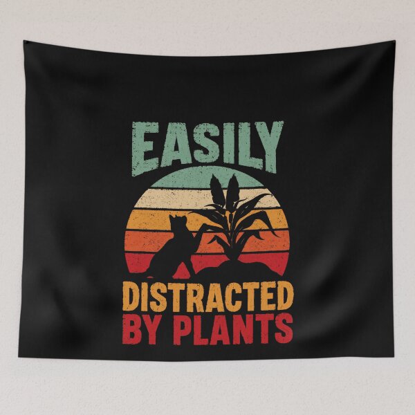 Item preview, Easily Distracted By Plants Plant Lover Gardener Hobby designed and sold by HumansStuck12.
