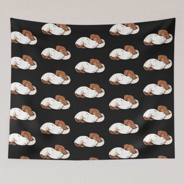 Aperçu de l'œuvre Cute sleeping Dachshund Puppy Dog Kawaii Animal Design créée et vendue par Geschenkartikel.