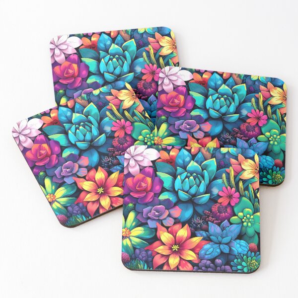 Item preview, Fantasy Succulents Vibrantly Colorful Chic, Sophisticated Digital Art  designed and sold by DEC02.