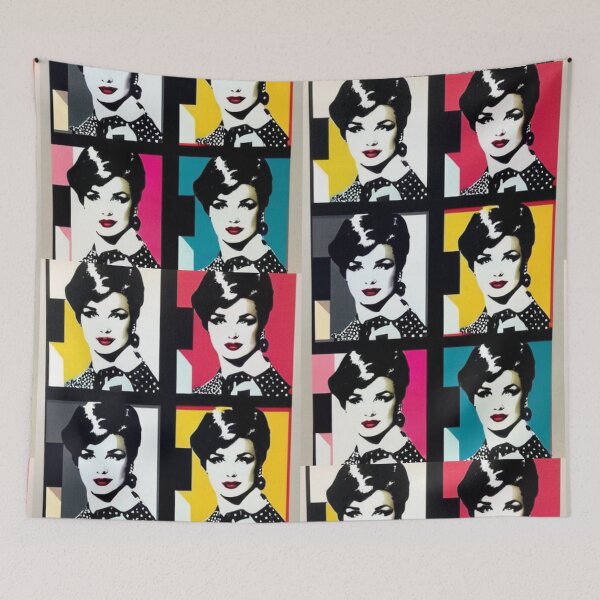 Item preview, Art - Iconic Pop Art Portrait, Sixties Silkscreen Aesthetic designed and sold by Beat-It.
