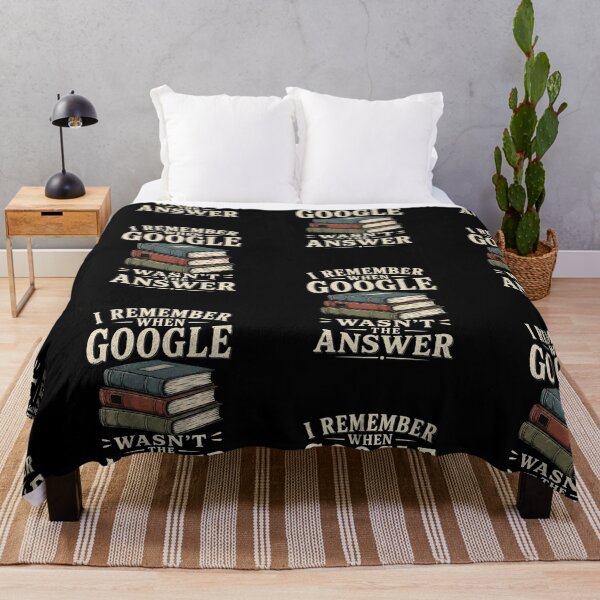 Item preview, I Remember When Google Wasn't the Answer | Funny Retro Gift designed and sold by BrokenLabel.