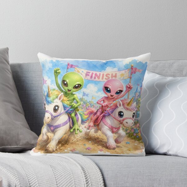 Item preview, Aliens Racing Unicorns designed and sold by AliensIRL.