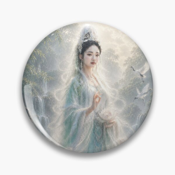 Item preview, Guanyin - The Listening Mist designed and sold by SilverSpring55.