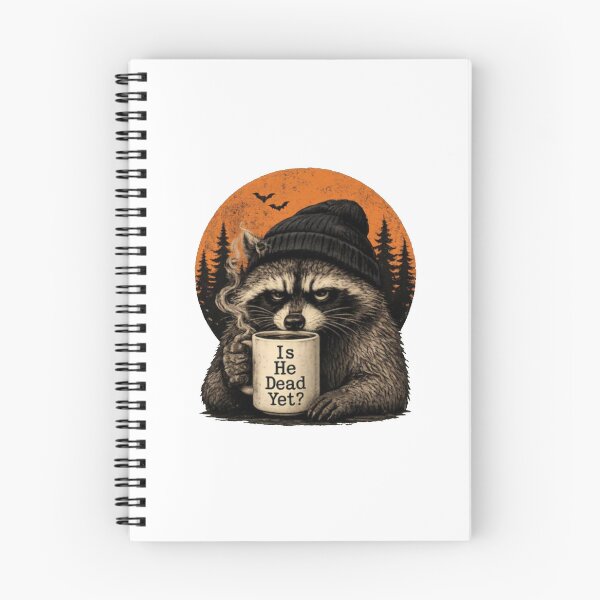 Item preview, Is He Dead Yet Raccoon Crow Coffee designed and sold by Gbriel3.
