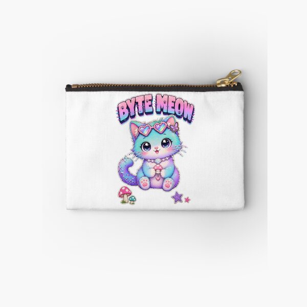 Item preview, Byte Meow Neon Kitty designed and sold by Kitty-and-Cat.