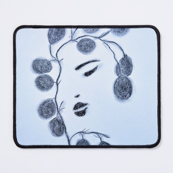 Item preview, Charcoal Drawing Face Black and White designed and sold by JHadfieldArt.