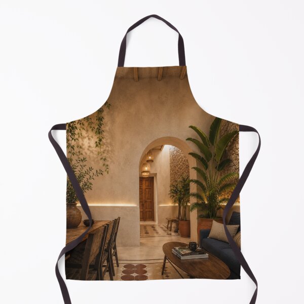 Item preview, Timeless Mexican Hacienda Interior With Plants designed and sold by fatydesignspace.