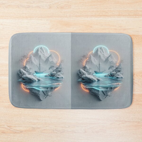 Item preview, Serene Voyage: The Enchantment of a Sailing Ship Amidst Dreamlike Mountains A Dreamy Reflection of Nature designed and sold by Matt_Smith.