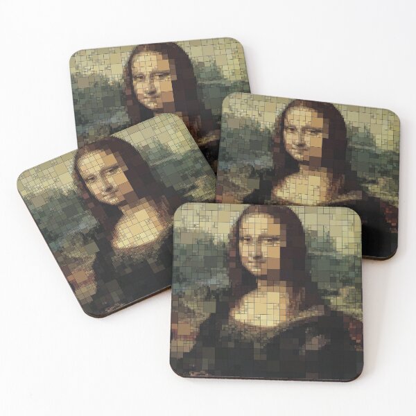 Item preview, Mona Lisa on tiles designed and sold by PopAlien.